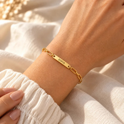Bransoletka z ogniwami i imionami — zdjęcie 2