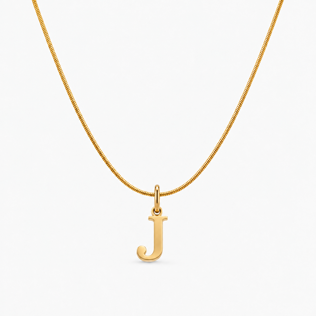 Naszyjnik z personalizowanym inicjałem — J