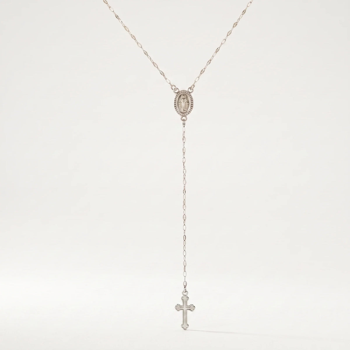 Naszyjnik Ave Maria — srebrny