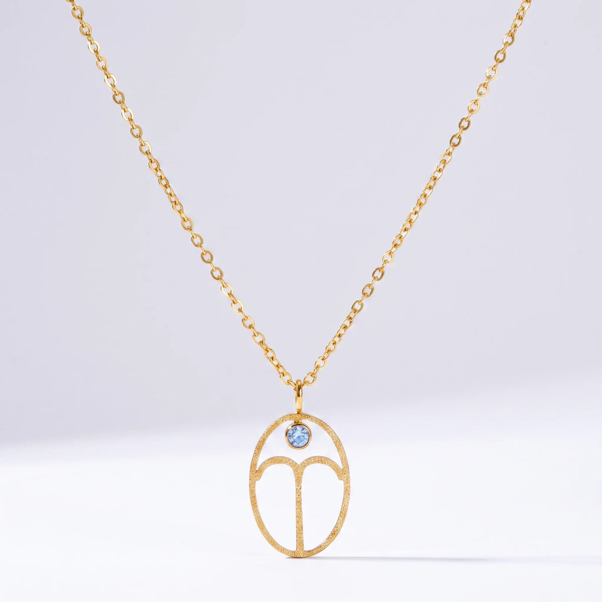 Naszyjnik z runą znaku zodiaku Barana