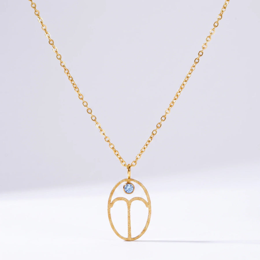 Naszyjnik z runą znaku zodiaku Barana