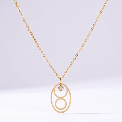 Naszyjnik z runą znaku zodiaku Byka