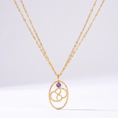 Naszyjnik z runą znaku zodiaku Raka
