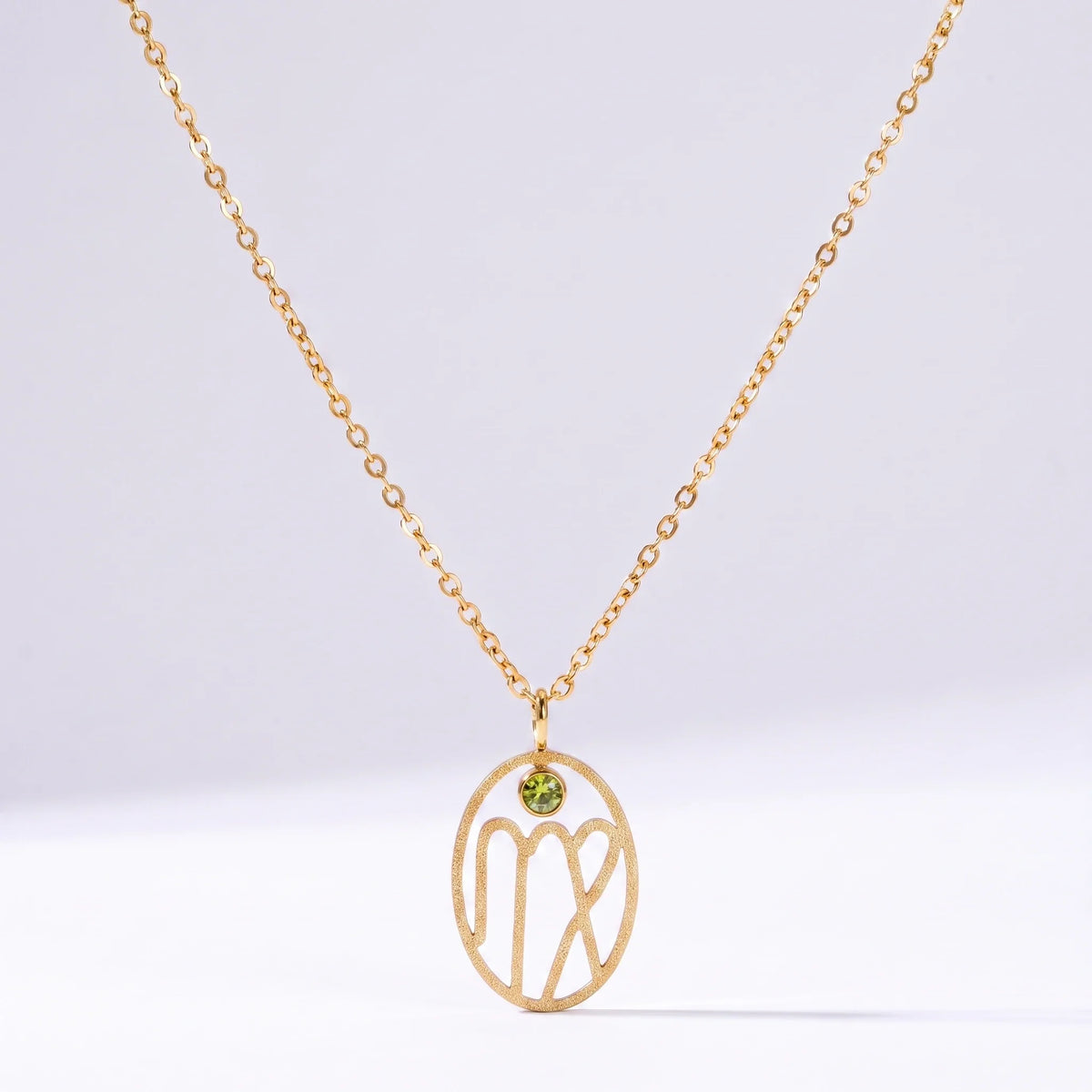 Naszyjnik z runą znaku zodiaku Panny