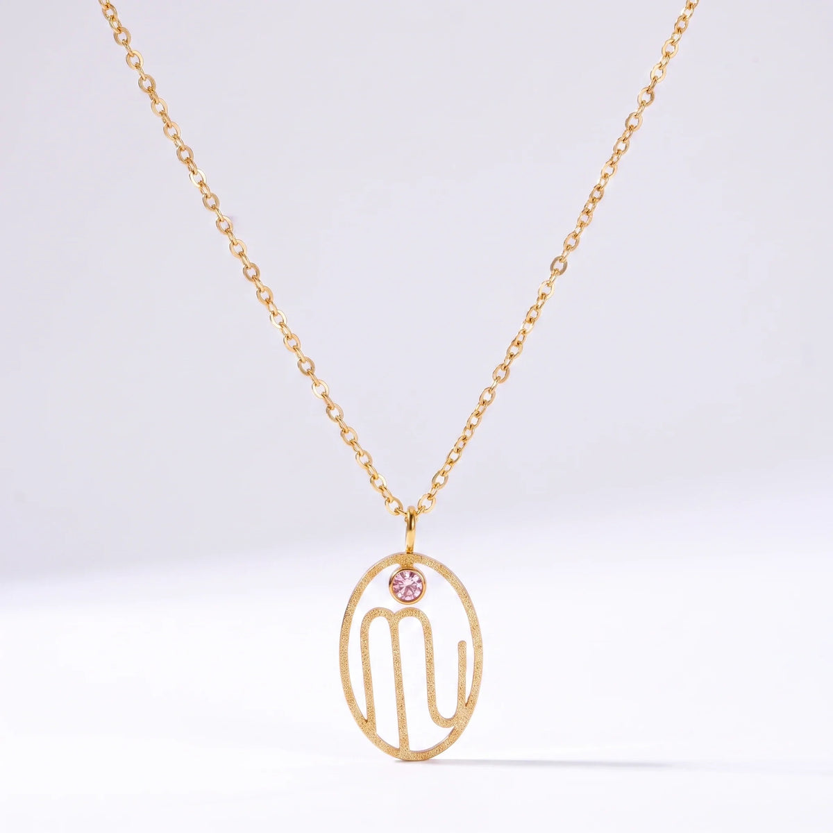 Naszyjnik z runą znaku zodiaku Skorpiona