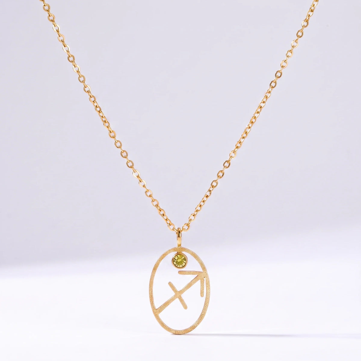 Naszyjnik z runą znaku zodiaku Strzelca