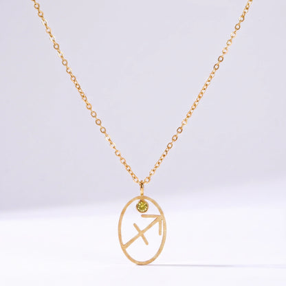 Naszyjnik z runą znaku zodiaku Strzelca